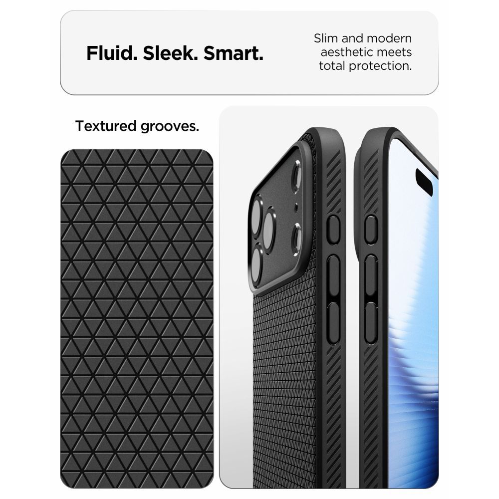 SPIGEN case LIQUID AIR for IPHONE 17 Pro Max/ 18 Pro Max matte black