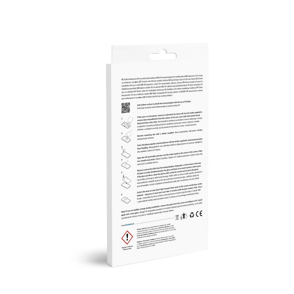 Szkło hartowane do Samsung Galaxy S20 Blue Star UV 3D