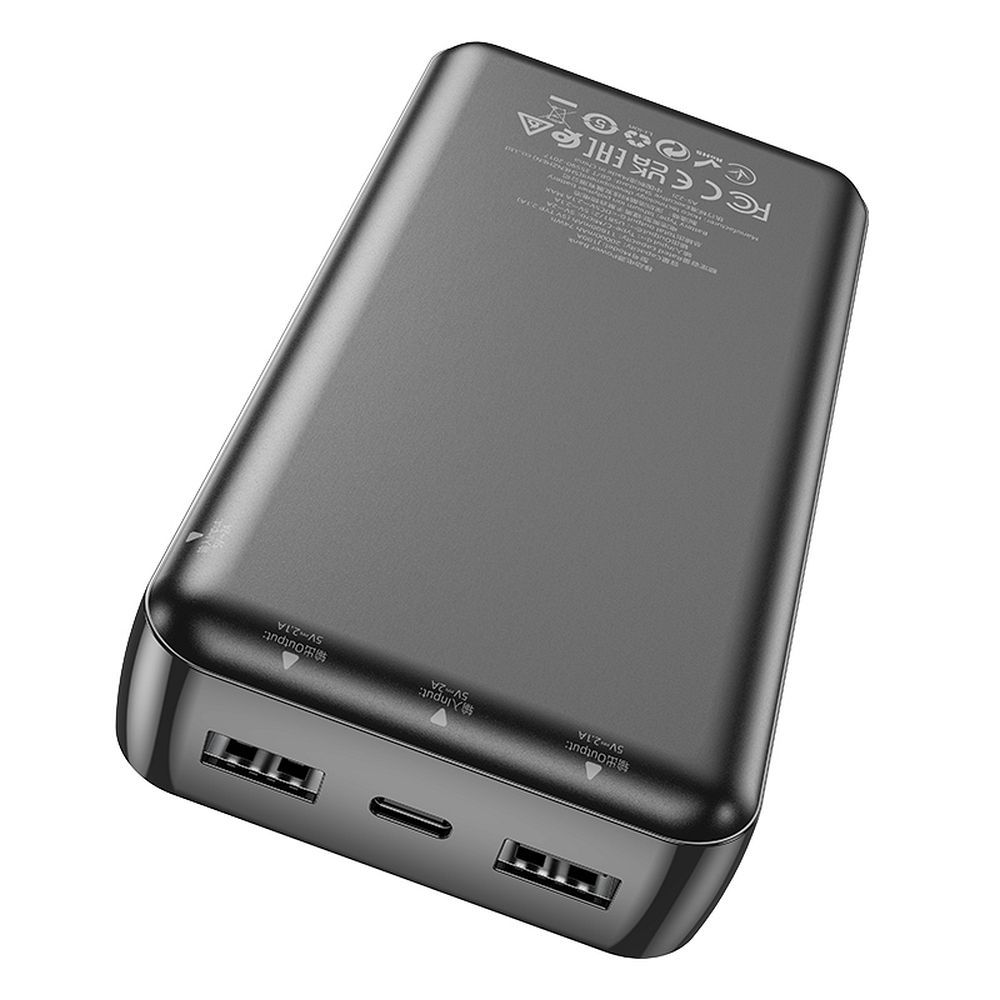 Powerbank Hoco 20000 mAh 2,1A J100A black