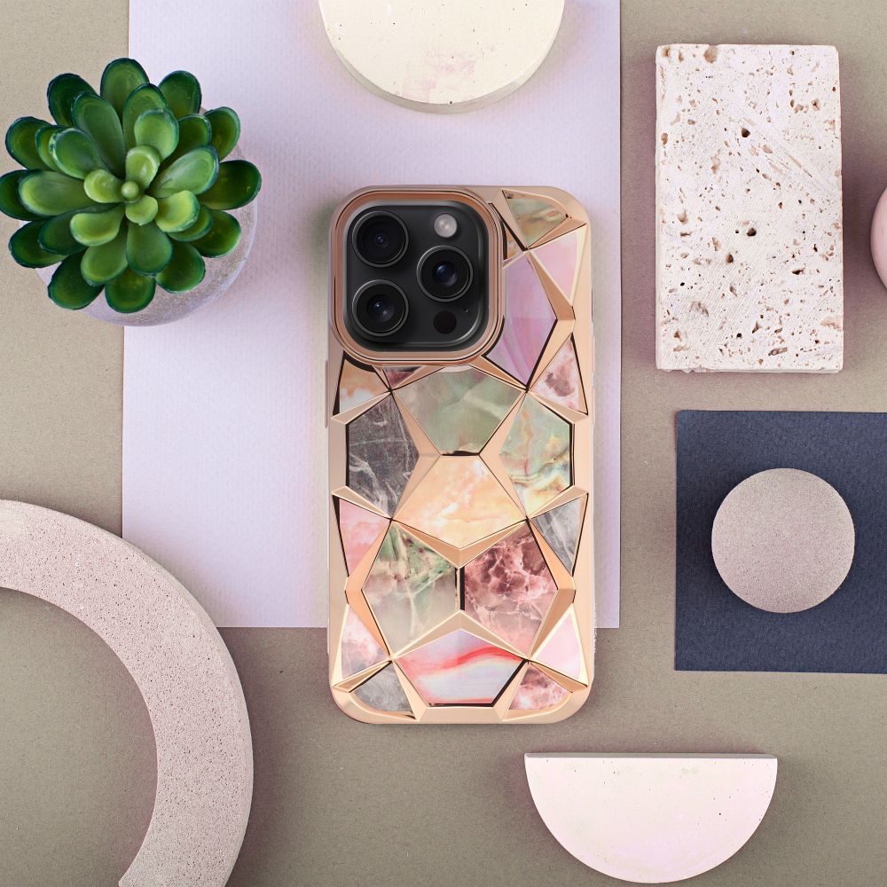 Futerał TWINKI do IPHONE 15 PRO złoty