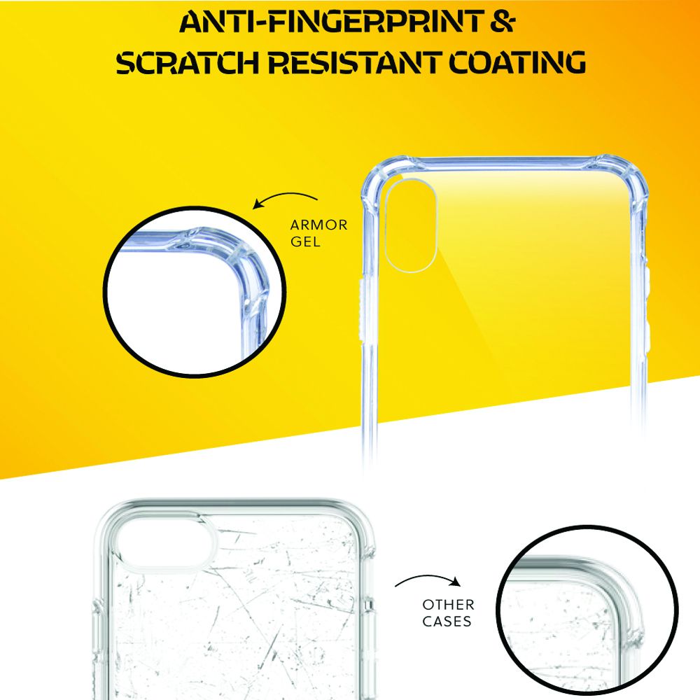 ROAR case ARMOR for Iphone 18 Pro / 17 Pro transparent
