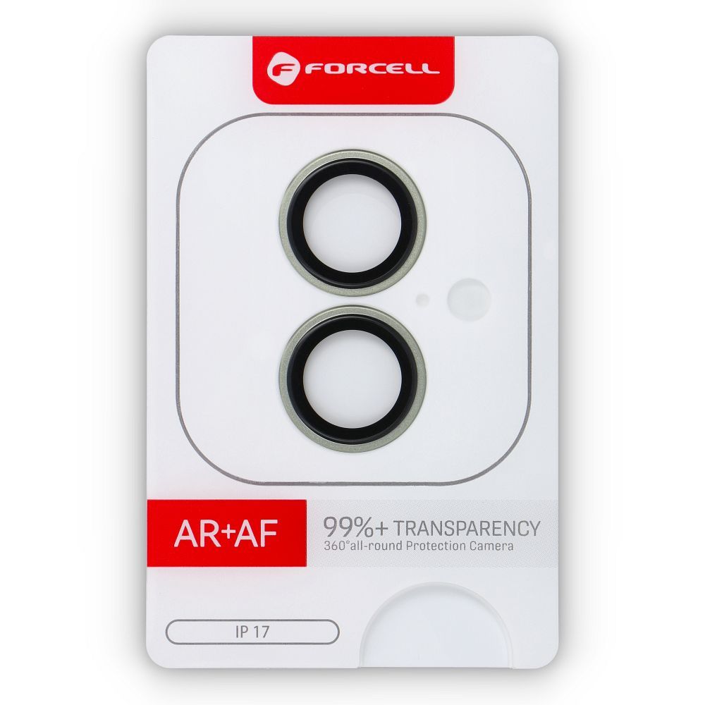 Szkło hartowane Forcell Premium do aparatu - do iPhone 17 Jasnozielony