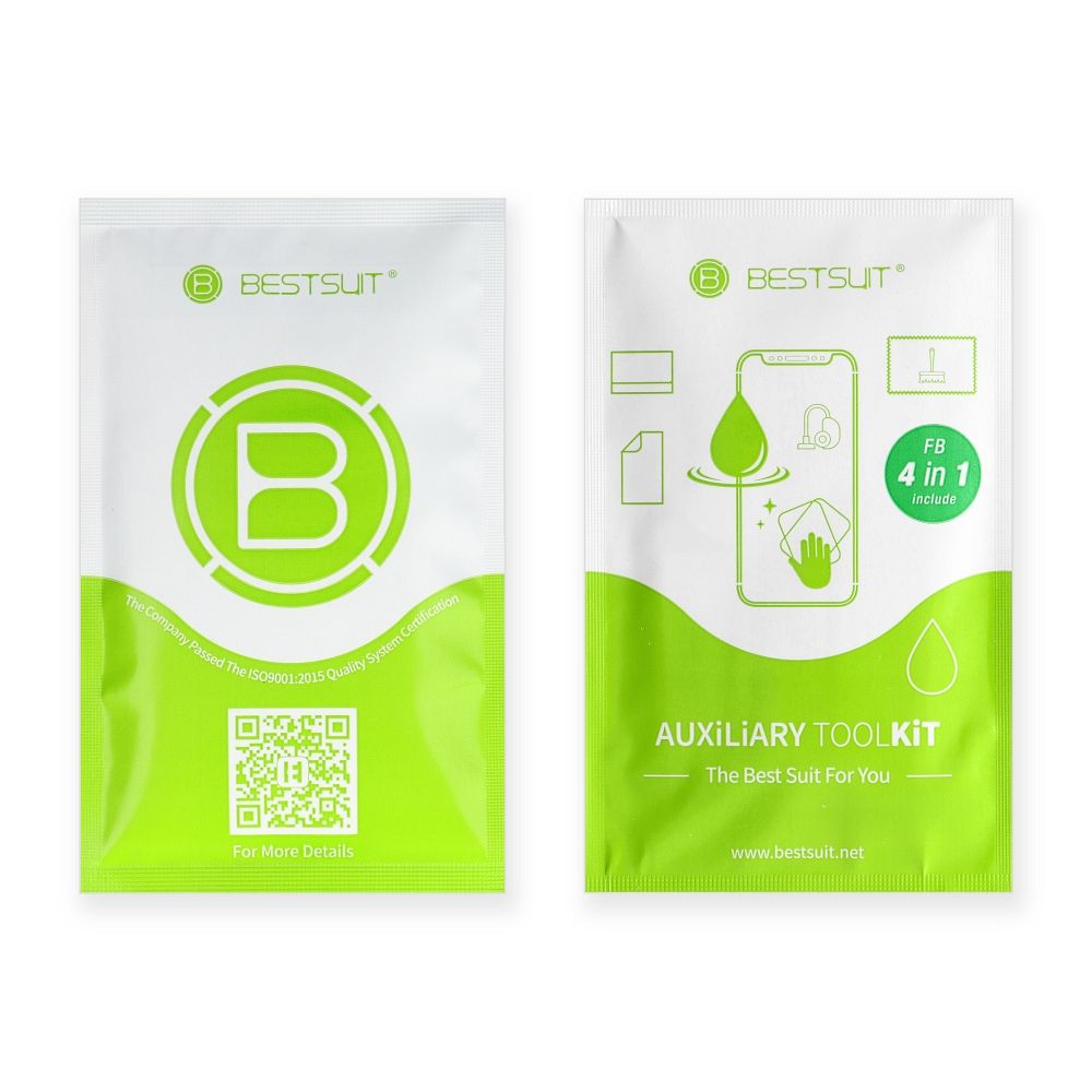 Szkło hybrydowe Bestsuit Flexible 5D Full Glue do iPhone 14 Pro Max czarny