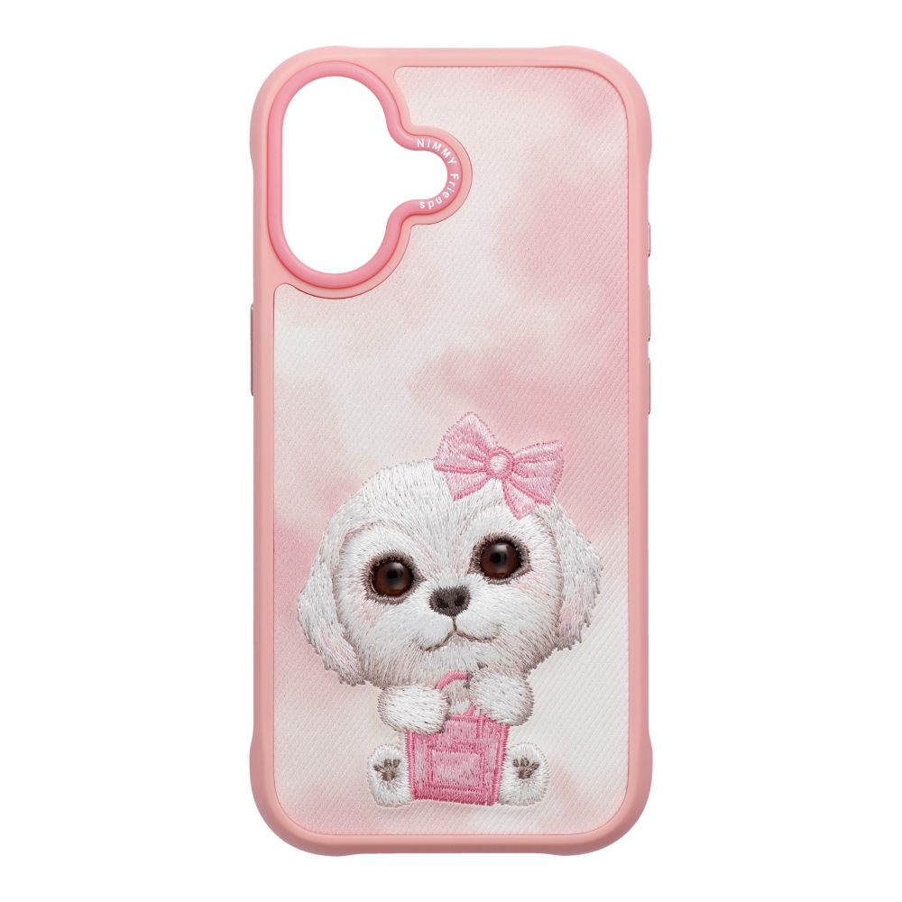 NIMMY case BIG EYED PET 2.0 Dog for IPHONE 17 pink