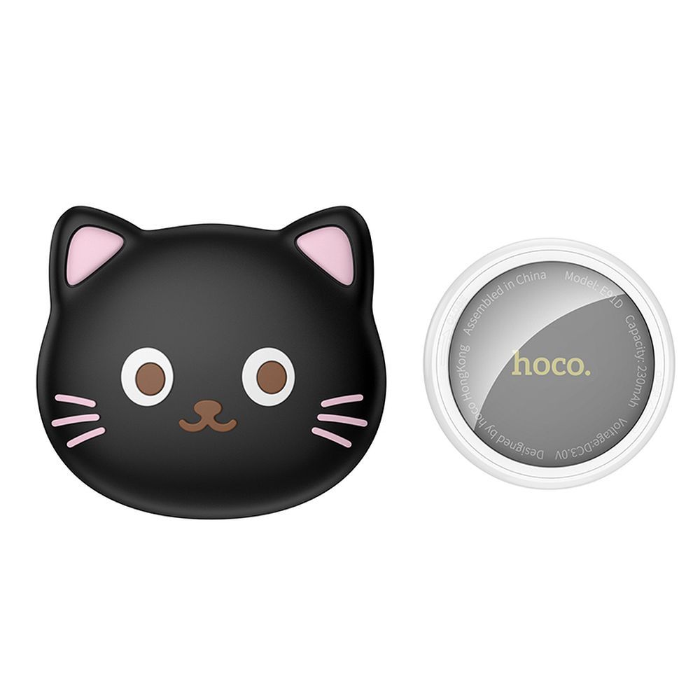 Locator compatible with Apple Find My Hoco Cat shape E91D black