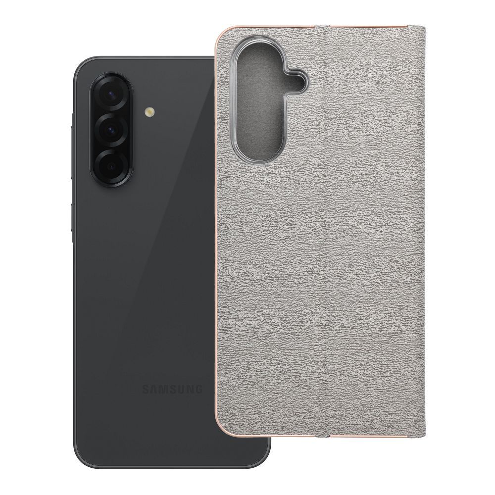Flip case for Samsung A36 5G Luna Book Gold silver