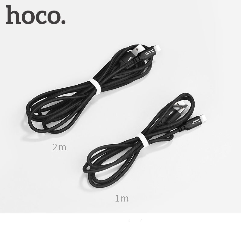 HOCO cable USB A to Lightning X14 2 m black