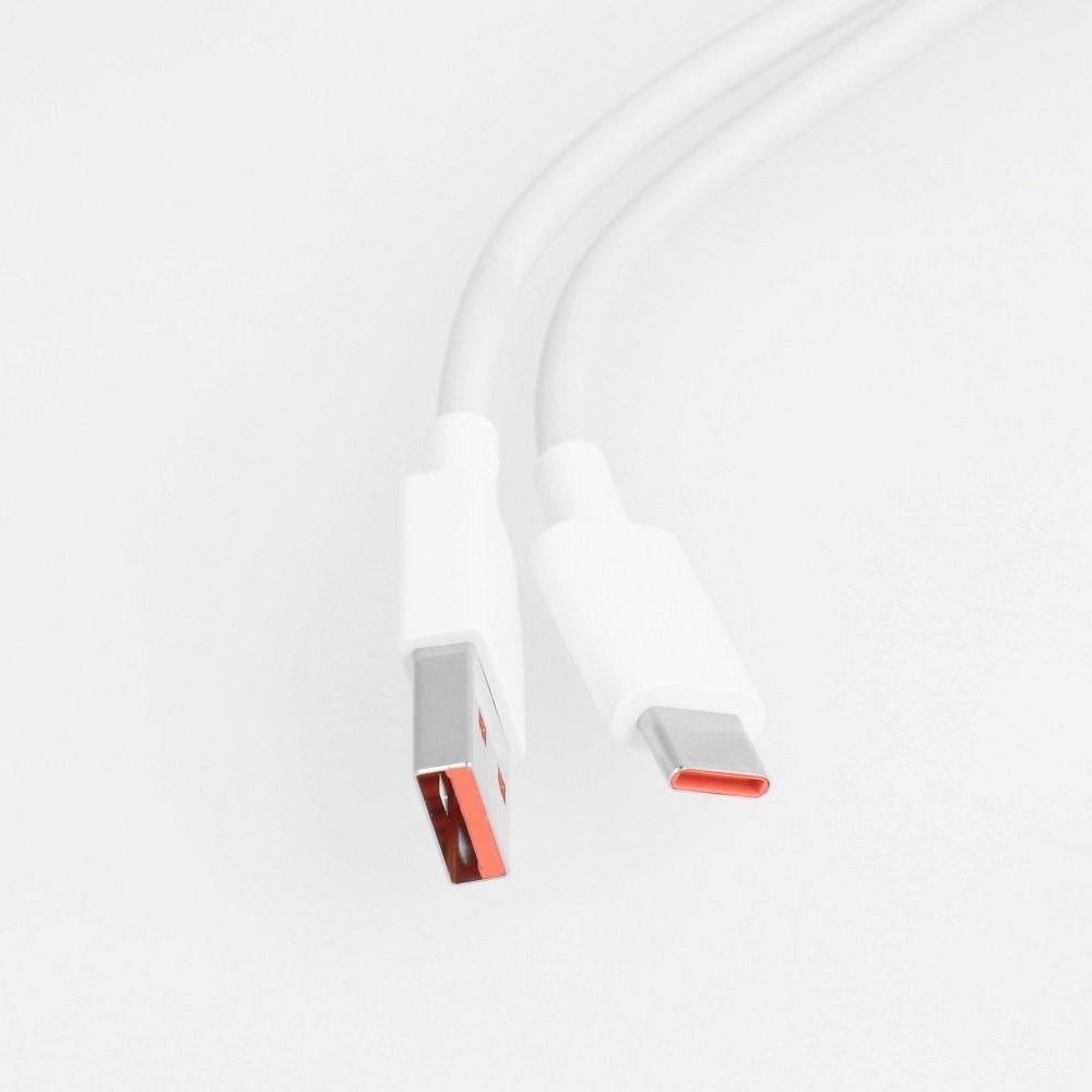 XIAOMI oryginalny kabel USB A do Typ C 6A 1 m biały bulk