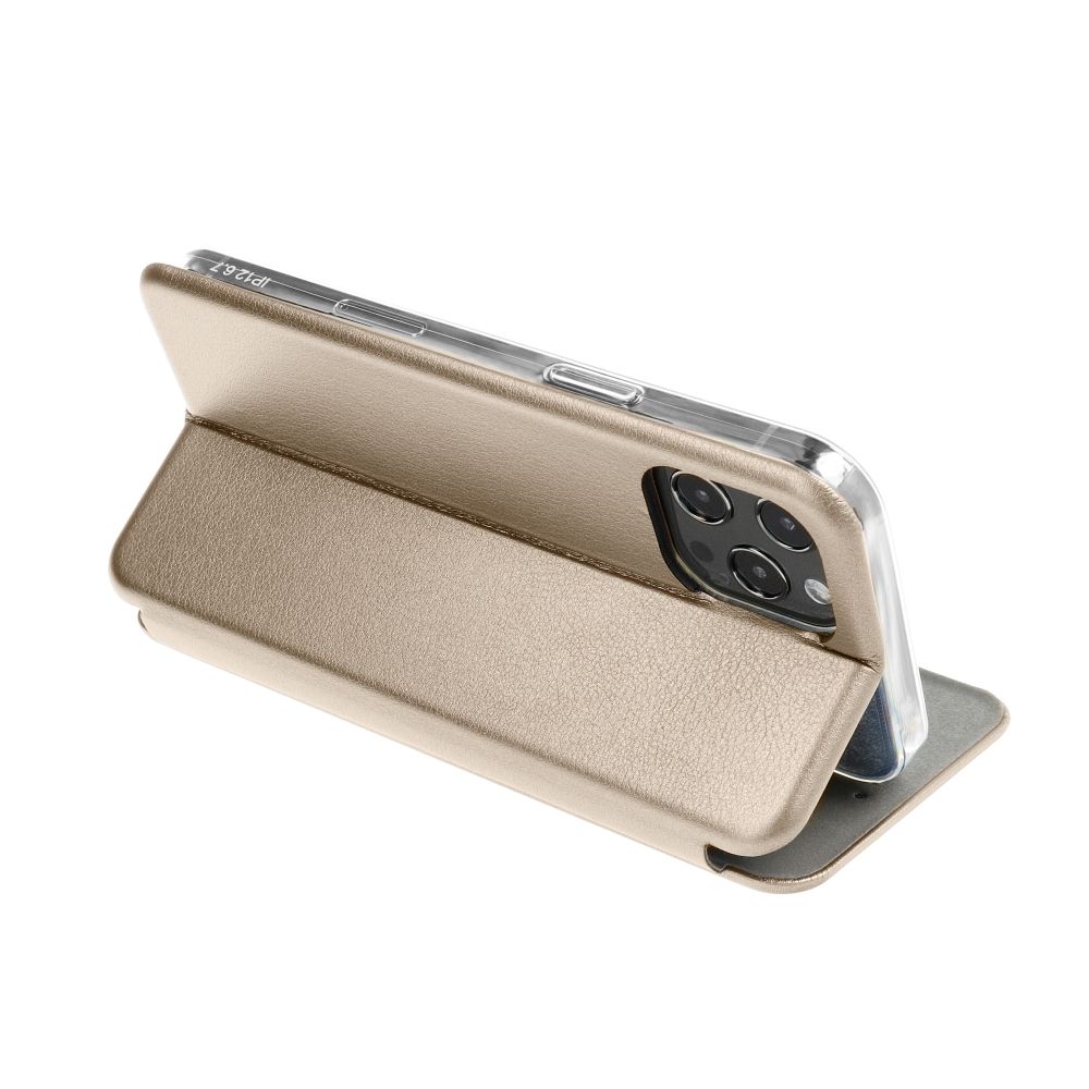 ELEGANCE book case for SAMSUNG A35 gold