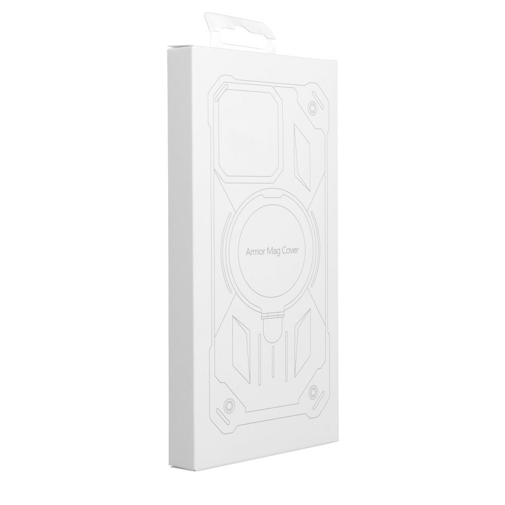 Futerał ARMOR MAG COVER kompatybilny z MagSafe do IPHONE 15 Plus czerwony