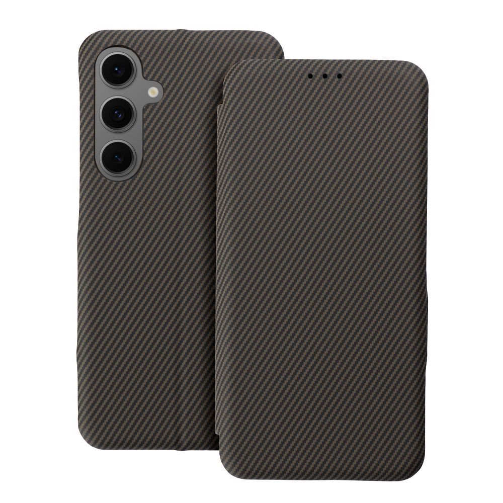 Kabura FOLIO Side Magnet do SAMSUNG A15 brązowy
