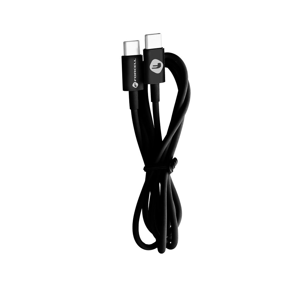 Kabel USB C do USB C Forcell F-Energy QC PD Tuba 1 m C293 czarny