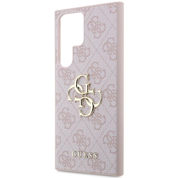 GUESS case for SAMSUNG S24 Ultra GUHCS24L4GMGPI (Leather 4G Metal Logo) pink