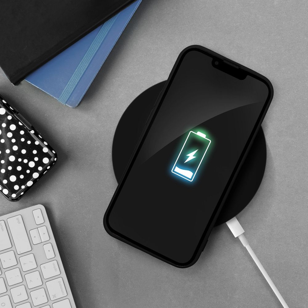 Futerał SILICONE do IPHONE 17 czarny