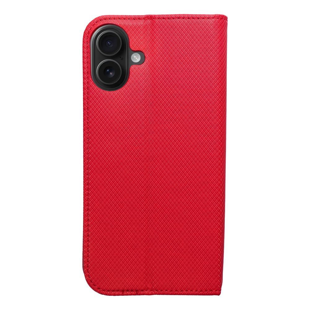Kabura SMART CASE Book do IPHONE 16 Plus czerwony