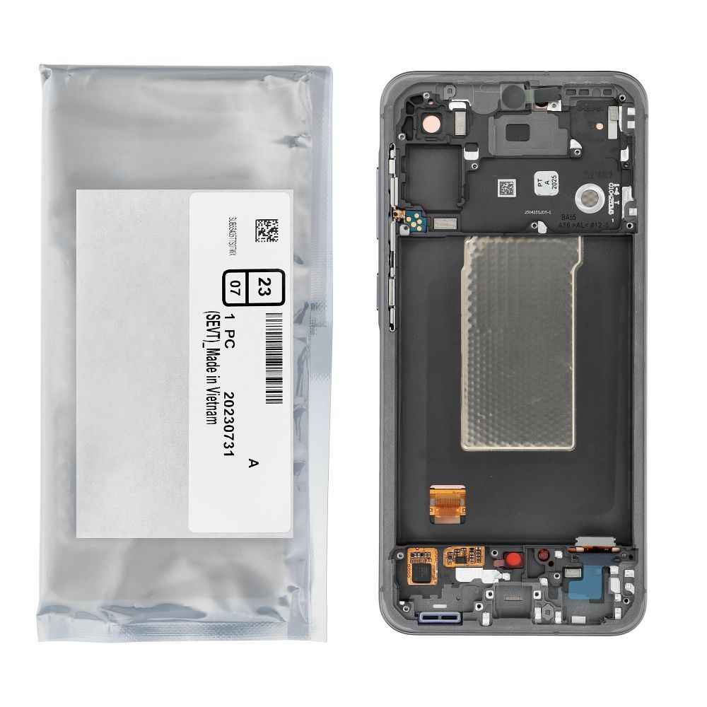 ServicePack LCD Display for SAMSUNG A56 5G A566B Graphite GH82-36829A