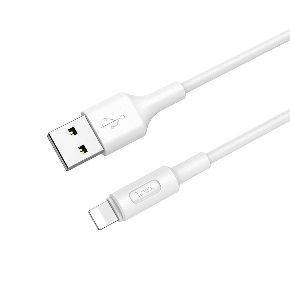 Kabel USB A do Lightning Hoco 2A 1 m X25 biały