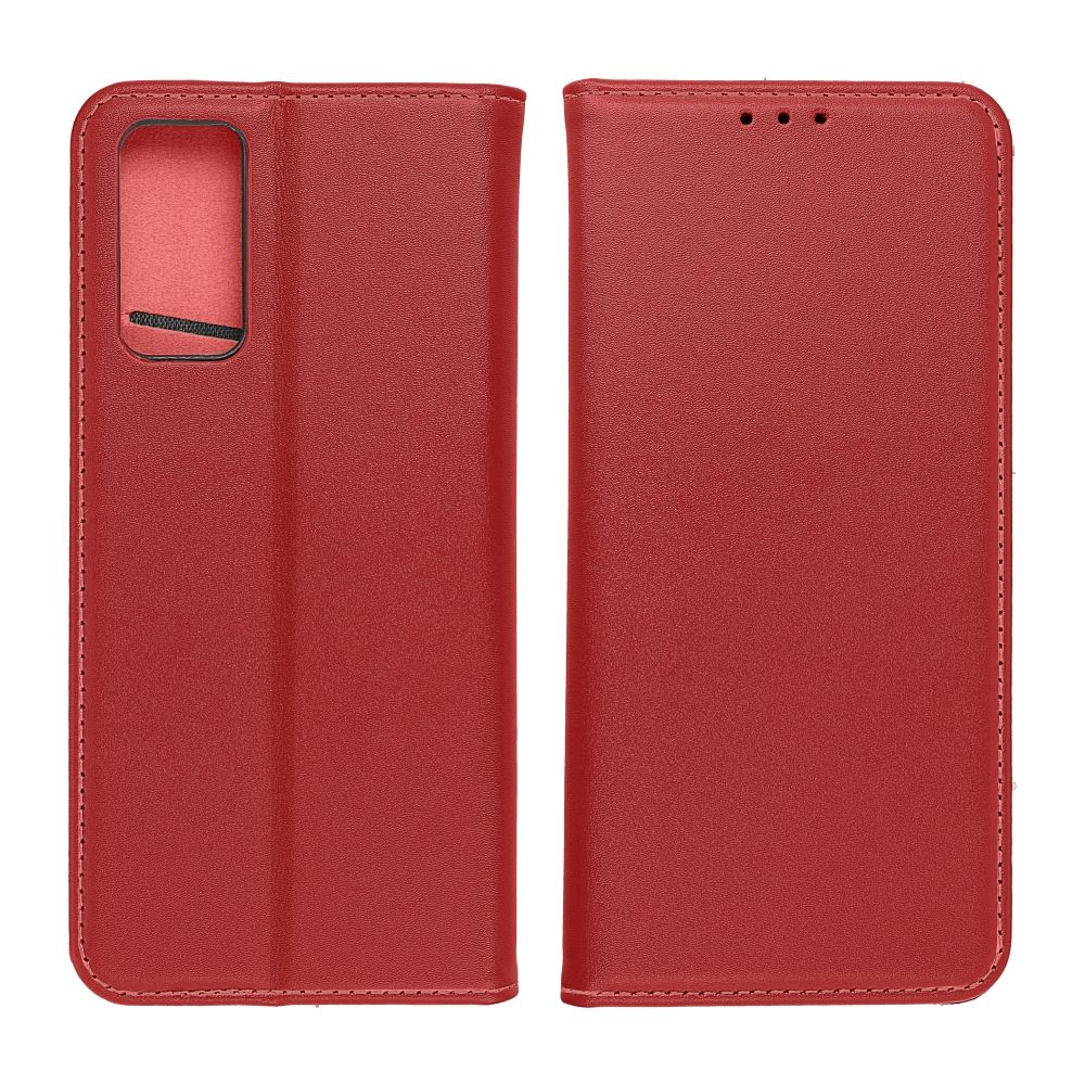 Kabura SMART PRO Book skórzana do XIAOMI Redmi Note 13 Pro Plus 5G bordowy