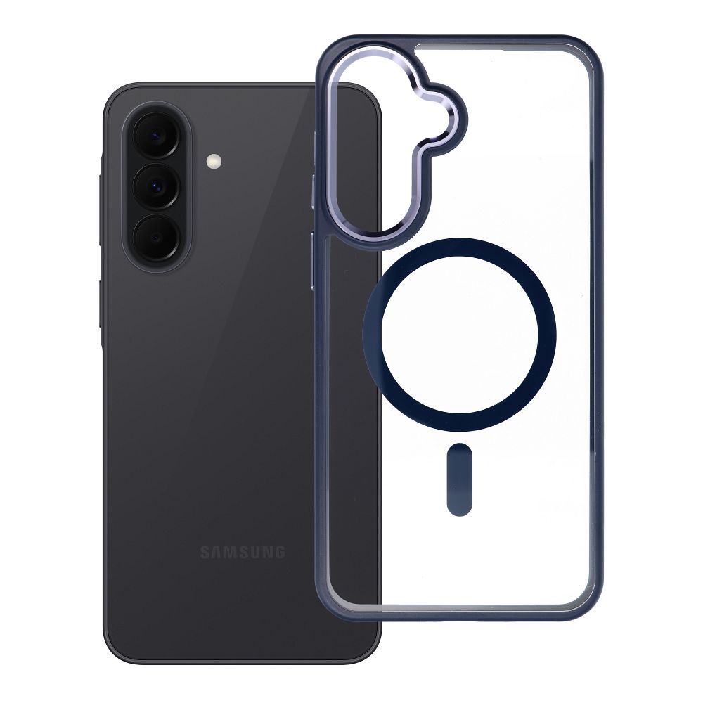ROAR case MAG BUMPER compatible with MagSafe for SAMSUNG A37 navy blue
