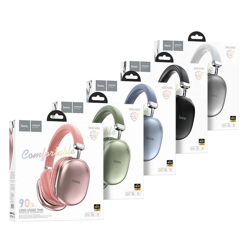 Wireless headphones Hoco W35 Max pink
