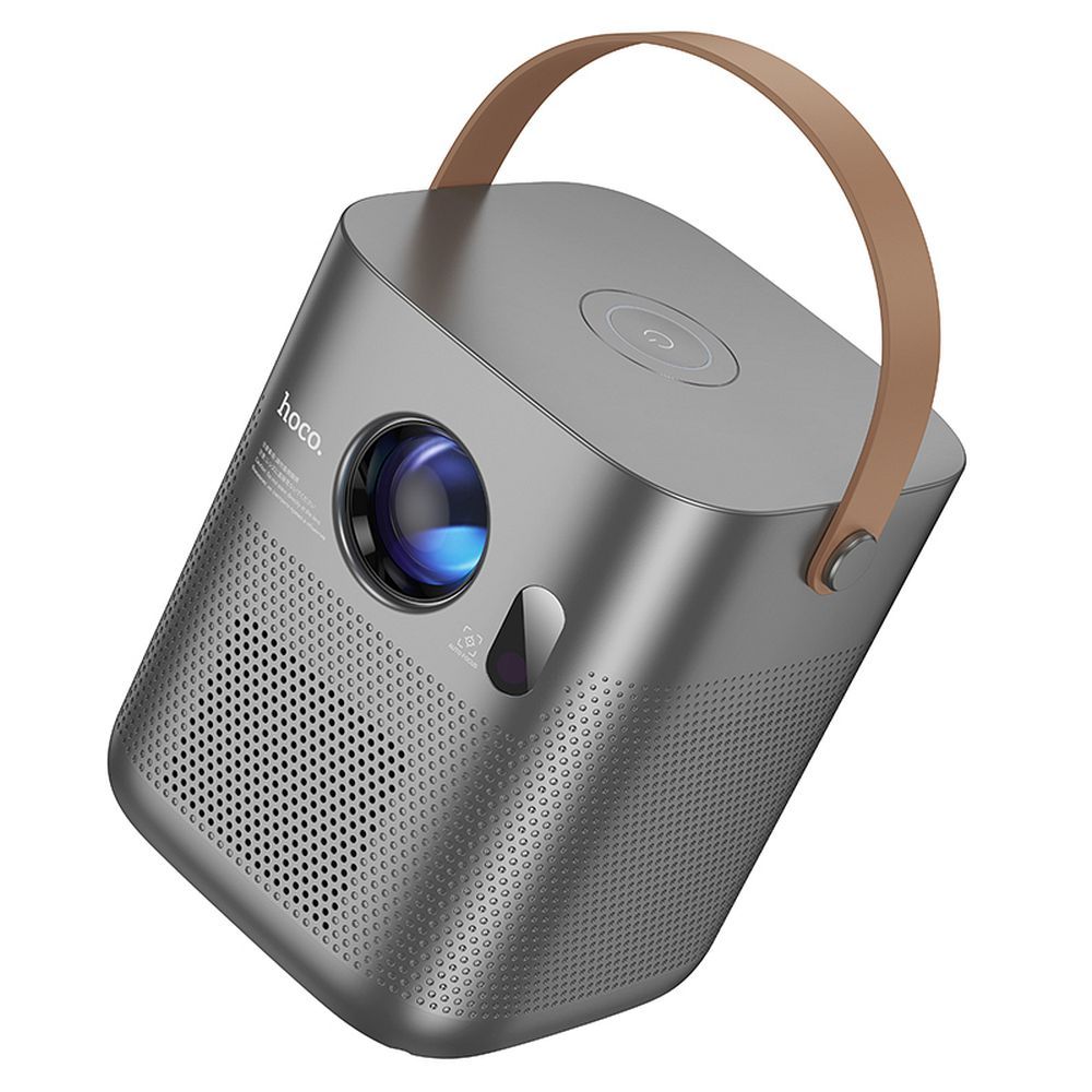 Projektor HD Ready Hoco z systemem Android Wi-Fi Bluetooth 720P DT4 szary