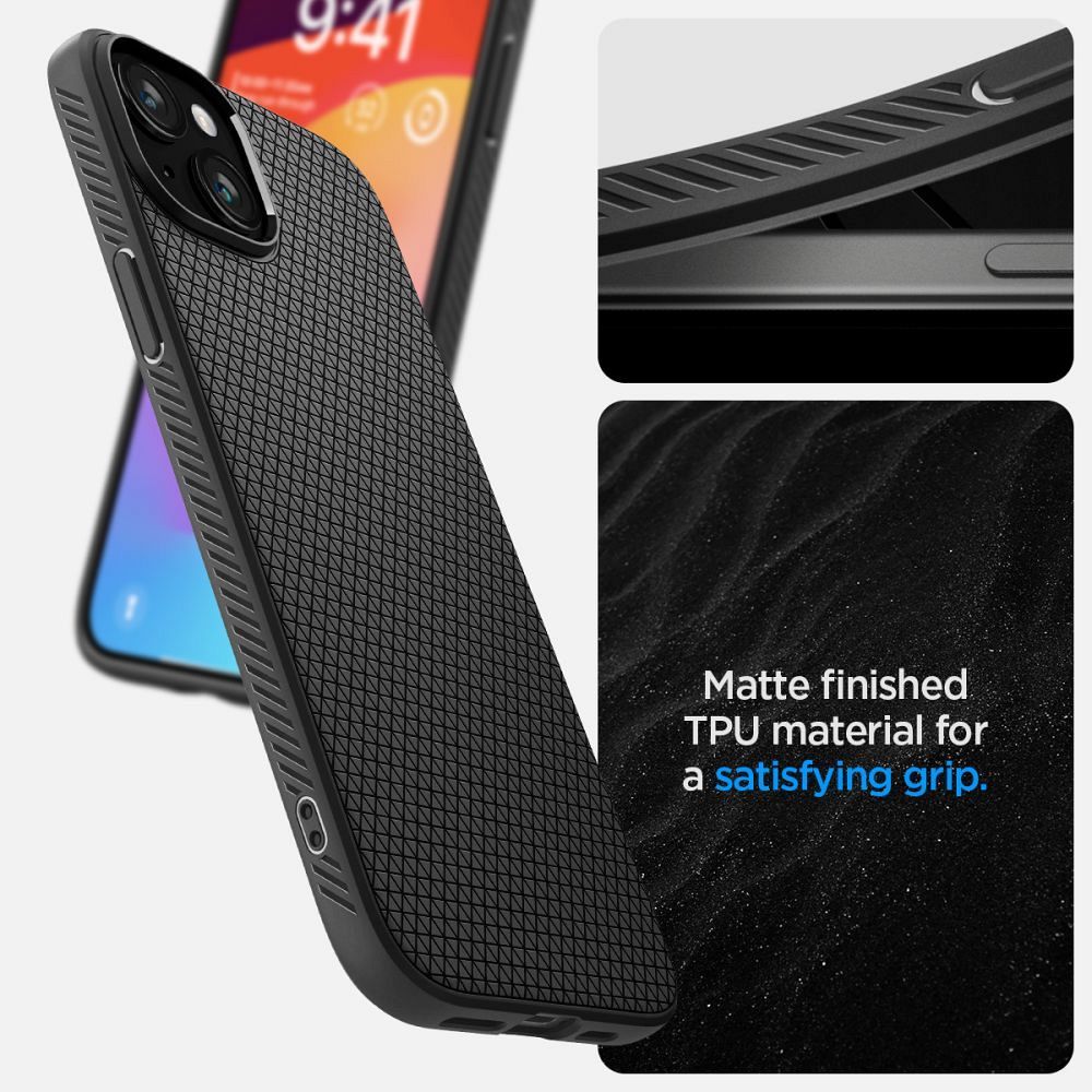 SPIGEN futerał LIQUID AIR do IPHONE 15 Plus matte black