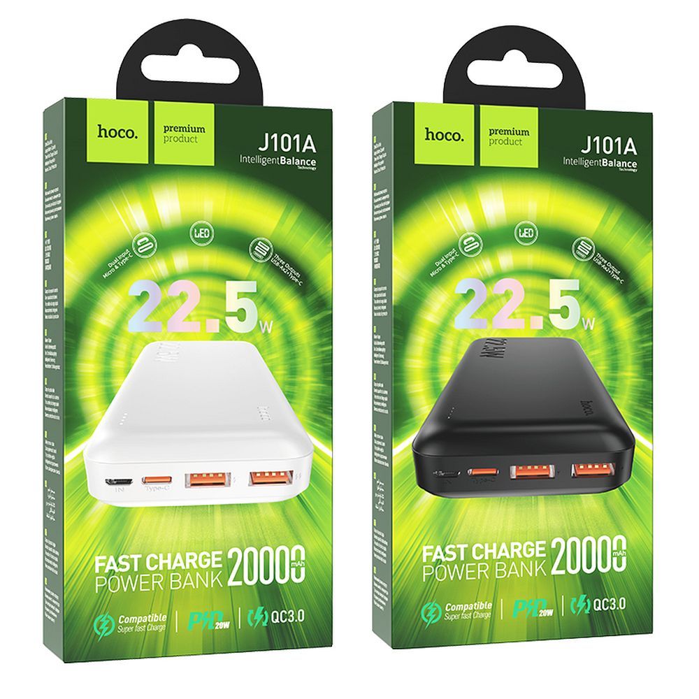 Powerbank Hoco 20000 mAh QC PD 3A 22,5W J101A white
