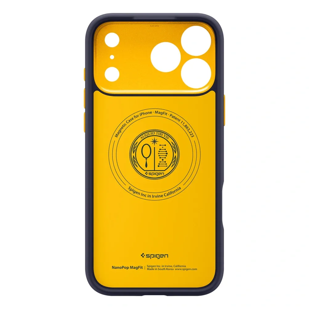 SPIGEN case NANO POP MAG compatible with MagSafe for IPHONE 17 Pro blueberry navy