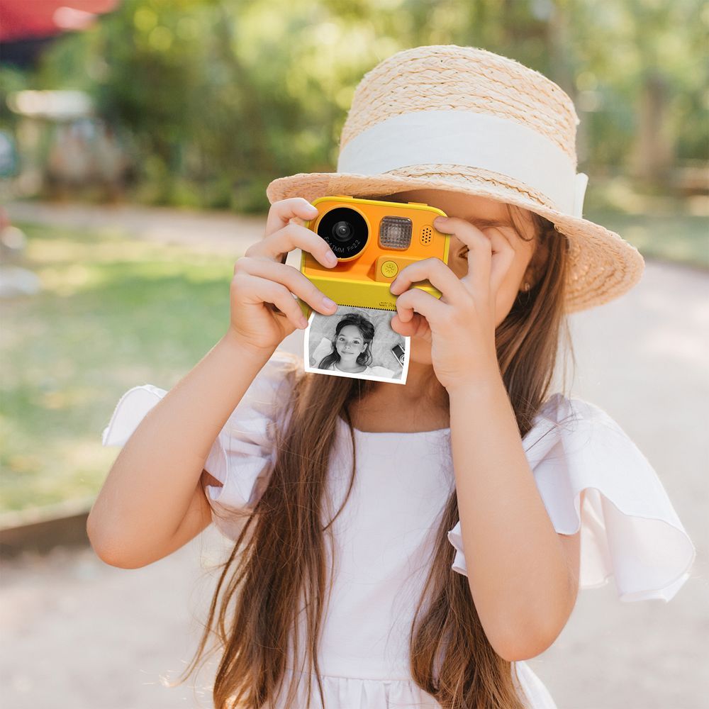 PICOCICI aparat cyfrowy dla dzieci z drukarką WS-C03 żółty