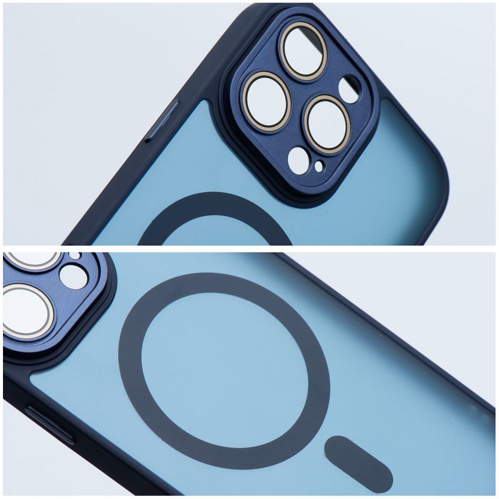 Futerał VARIETE MAG COVER kompatybilny z MagSafe do IPHONE 11 granatowy