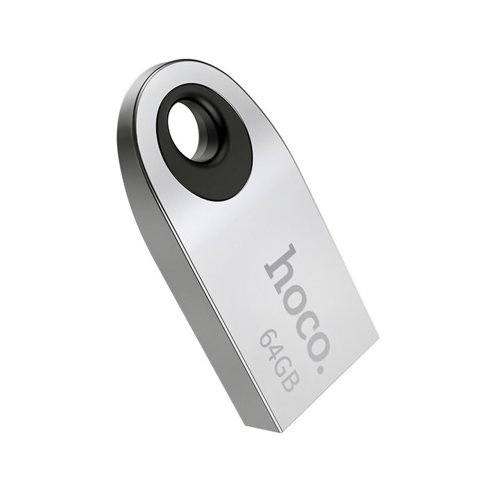 Pendrive 64GB USB 2.0 (USB A) Hoco mini UD9 srebrny