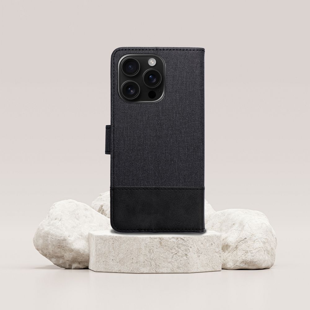Kabura GOMMA Book do IPHONE 16 Plus czarny
