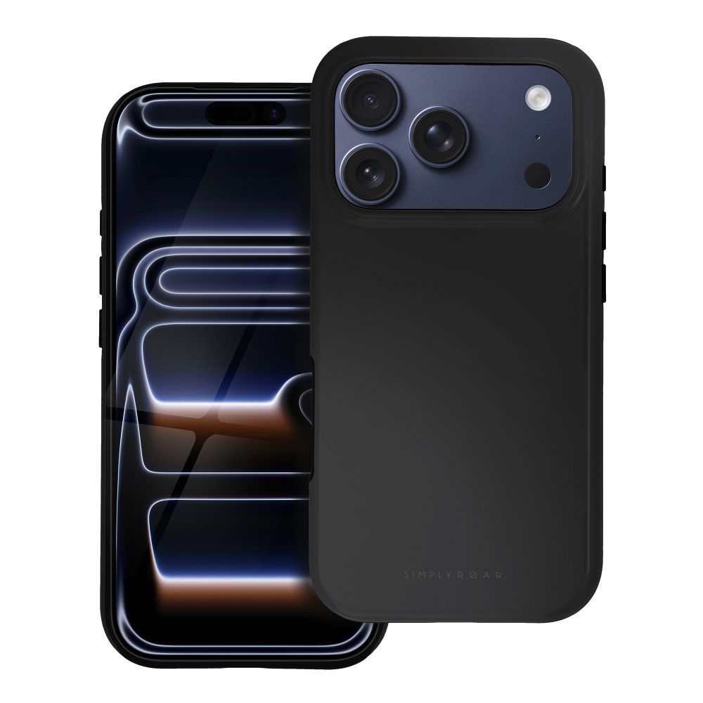 ROAR case RAINBOW BUMPER compatible with MagSafe for IPHONE 17 Pro Max black