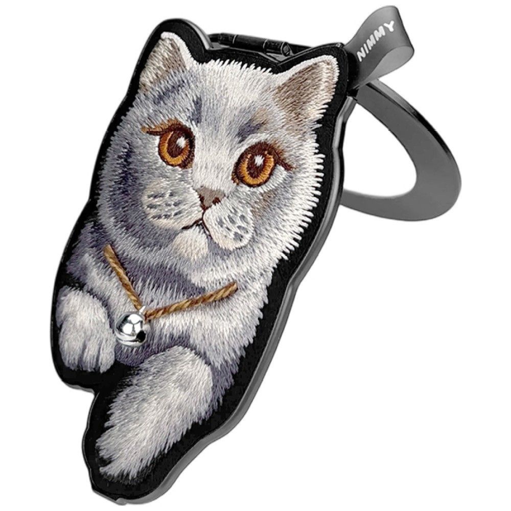 NIMMY magnetic hanger DENIM FASHION BRITISH SHORTHAIR CAT black