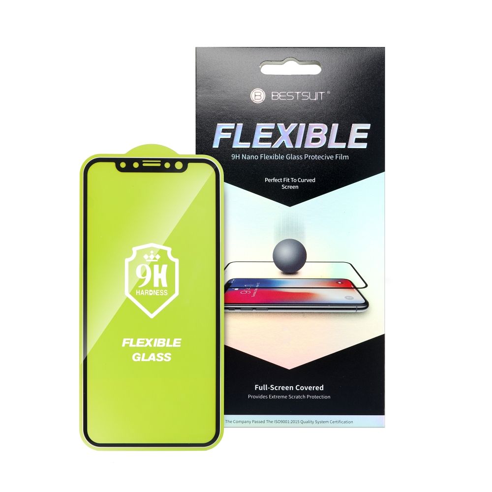 Bestsuit Flexible Hybrid Glass 5D az Apple iPhone 14 Pro Max-hoz, fekete