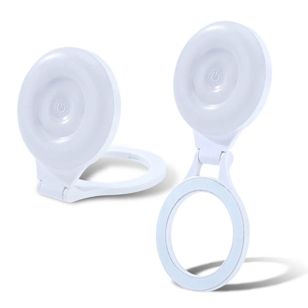 Podstawka magnetyczna do telefonu z lampką kompatybilna z MagSafe L8 biała