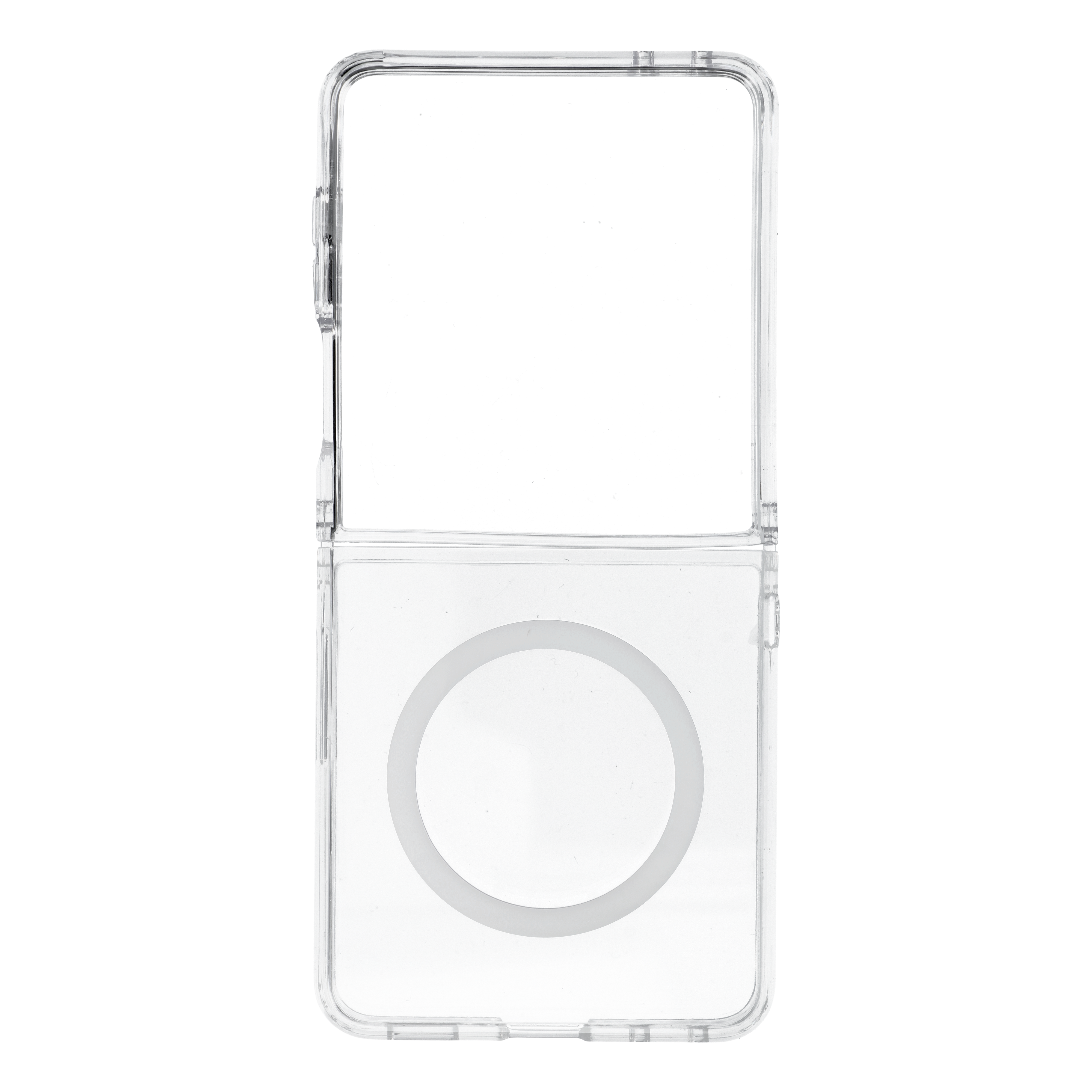 Case for Samsung Z Flip 8 4sF-S Clear compatible with MagSafe transparent