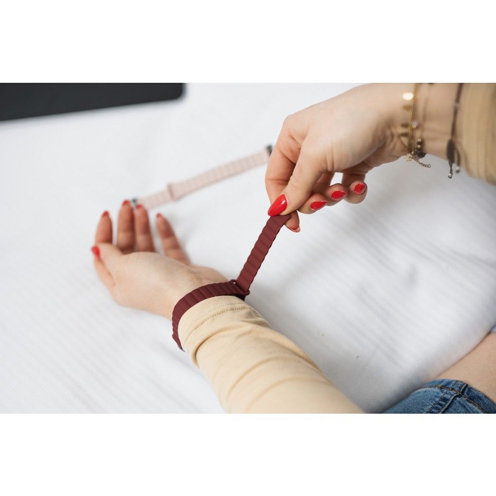 Pasek do Mi Band 8 Xiaomi Forcell F-Design FX8 sprzączka silikon czarny