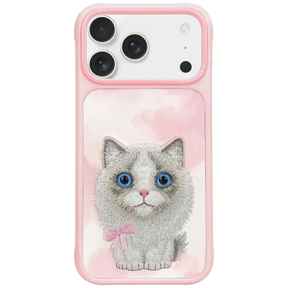NIMMY case BIG EYED PET 2.0 Cat for IPHONE 17 Pro pink