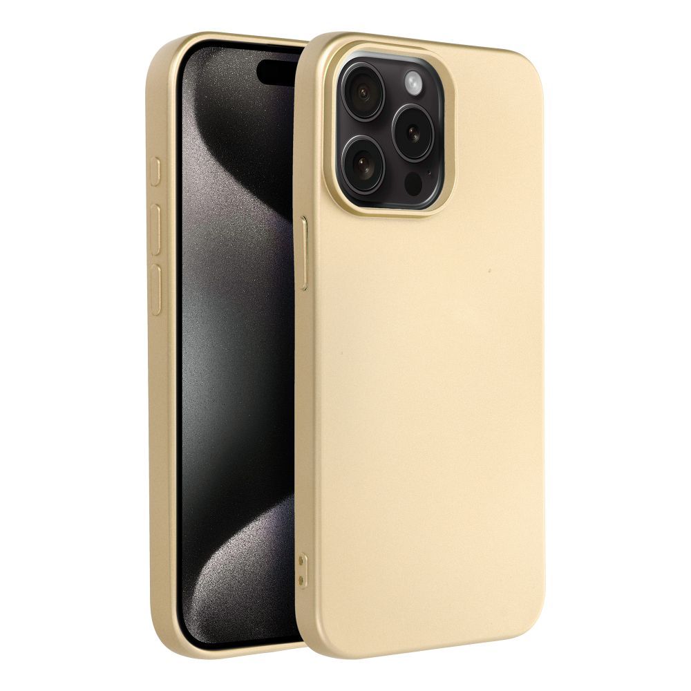 Futerał METALLIC do IPHONE 15 Pro Max złoty