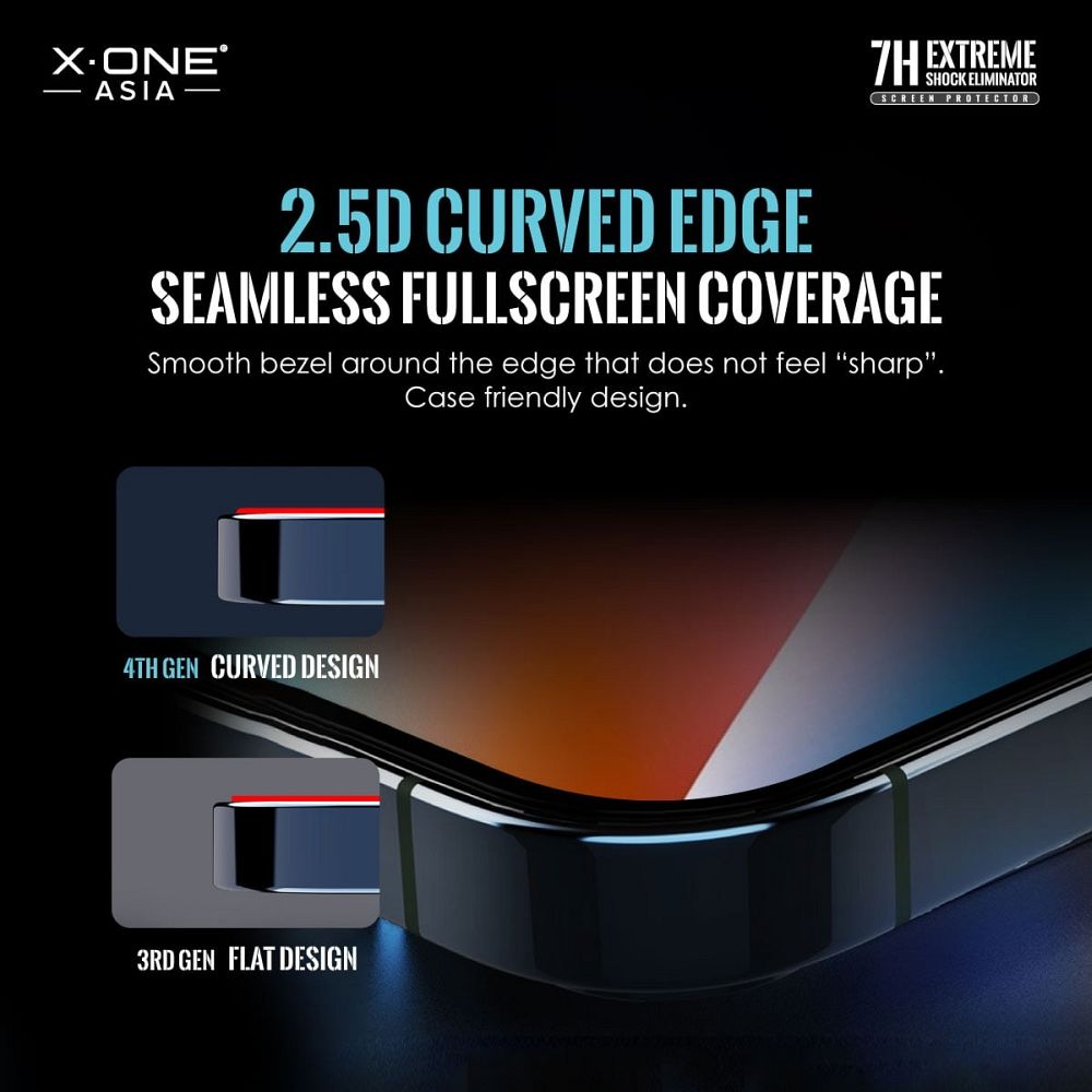 Protektor LCD X-ONE Extreme Shock Eliminator 4th gen. - do iPhone 14 Pro/15