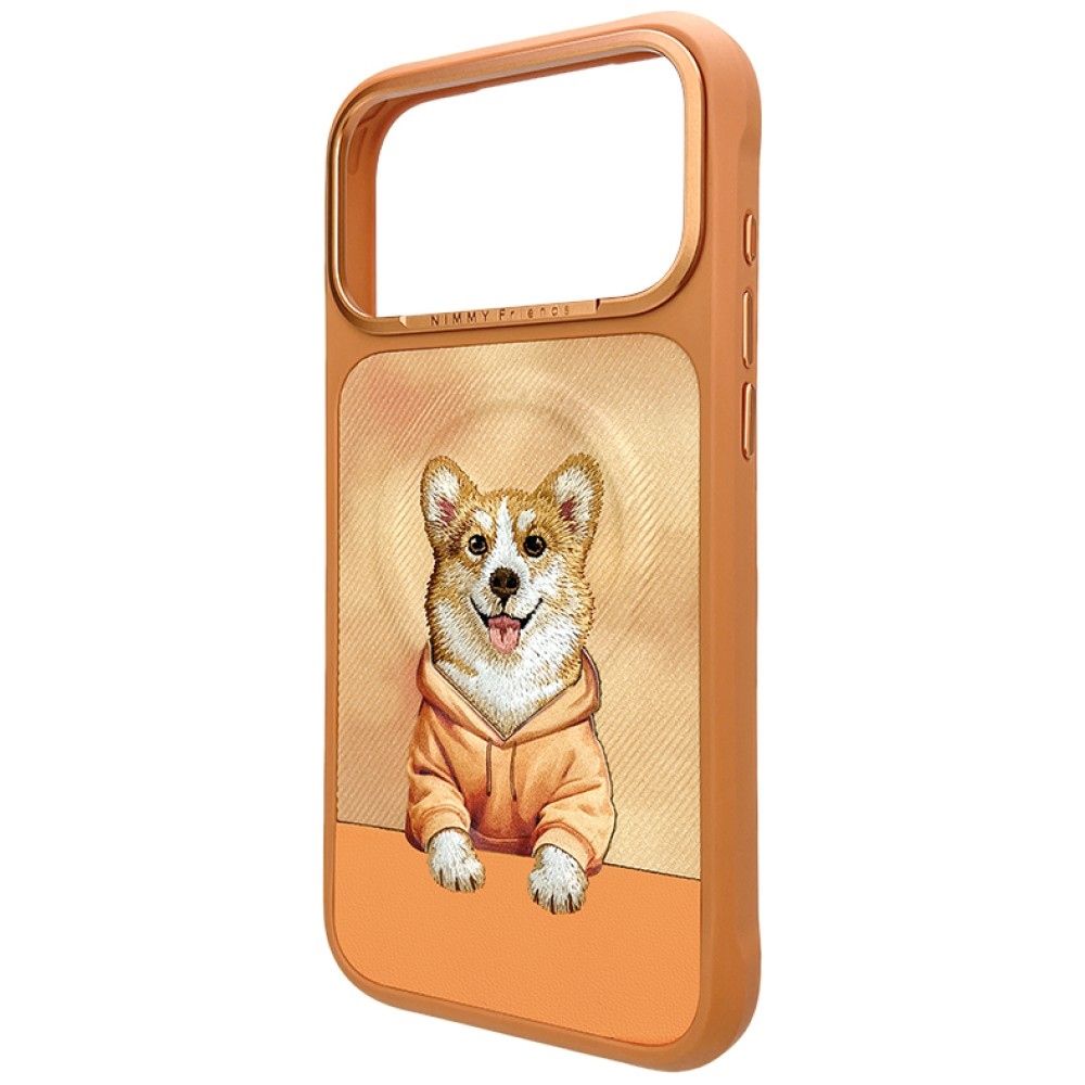 NIMMY case GENTLE PETS SERIES DOG compatible with MagSafe for IPHONE 18 Pro Max/17 Pro Max orange