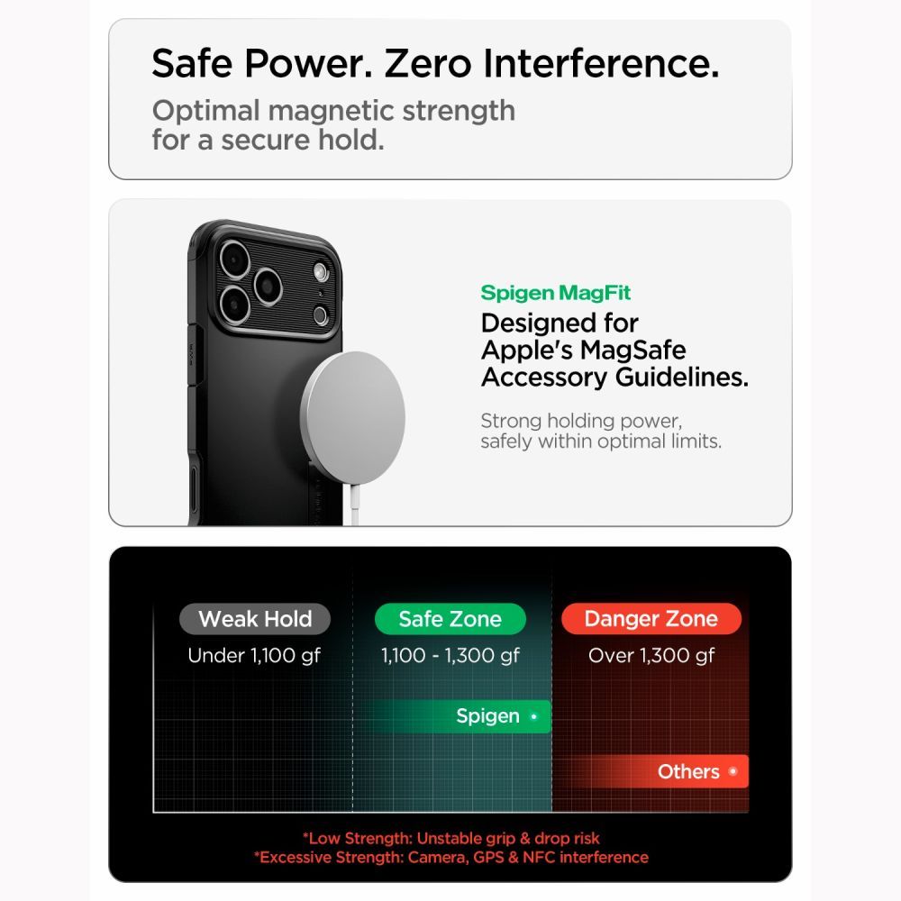 SPIGEN case TOUGH ARMOR T compatible with MagSafe for IPHONE 18 Pro / 17 Pro black