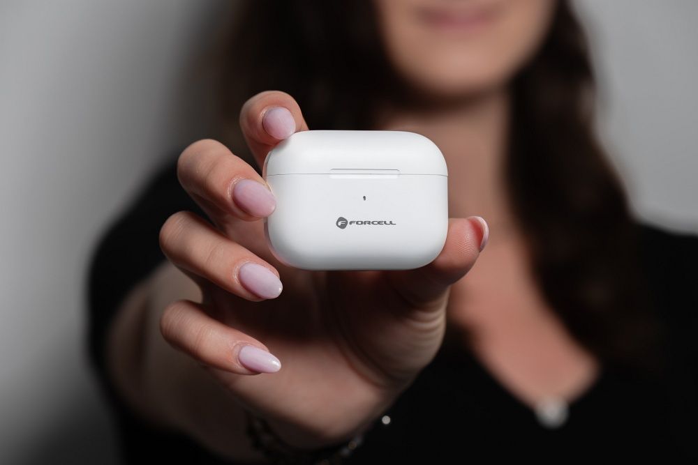 Słuchawki bezprzewodowe douszne Forcell F-Audio TWS Master Pro białe