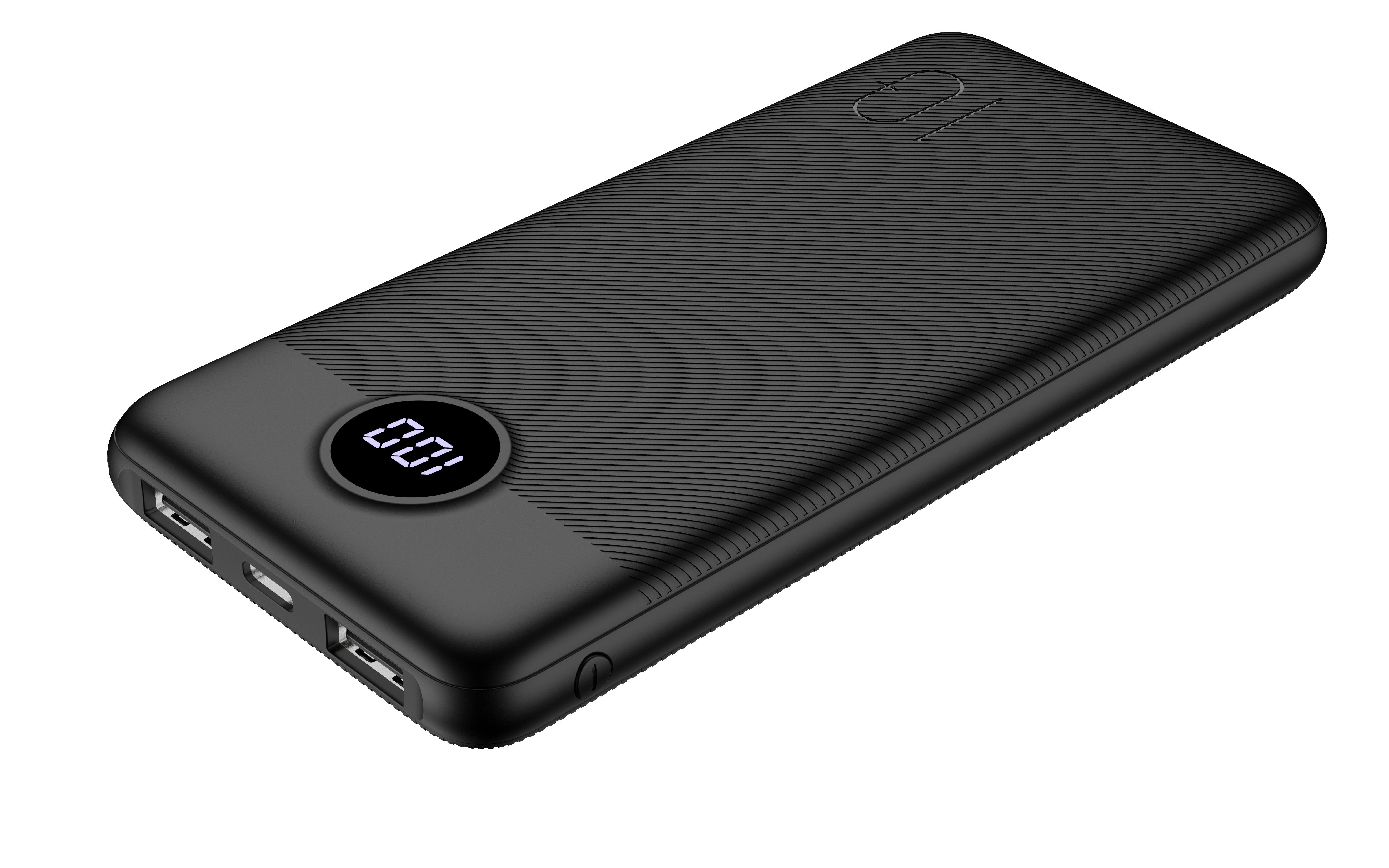 VEGER powerbank 10000 mAh PD QC3.0 2A 20W L10S (W1105PD) czarny