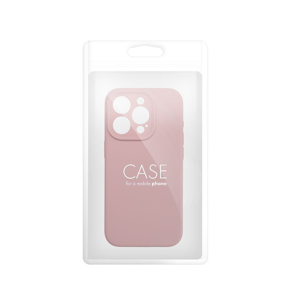 Case for iPhone 18 Pro / 17 Pro Silicone 2mm (camera protection) powder pink