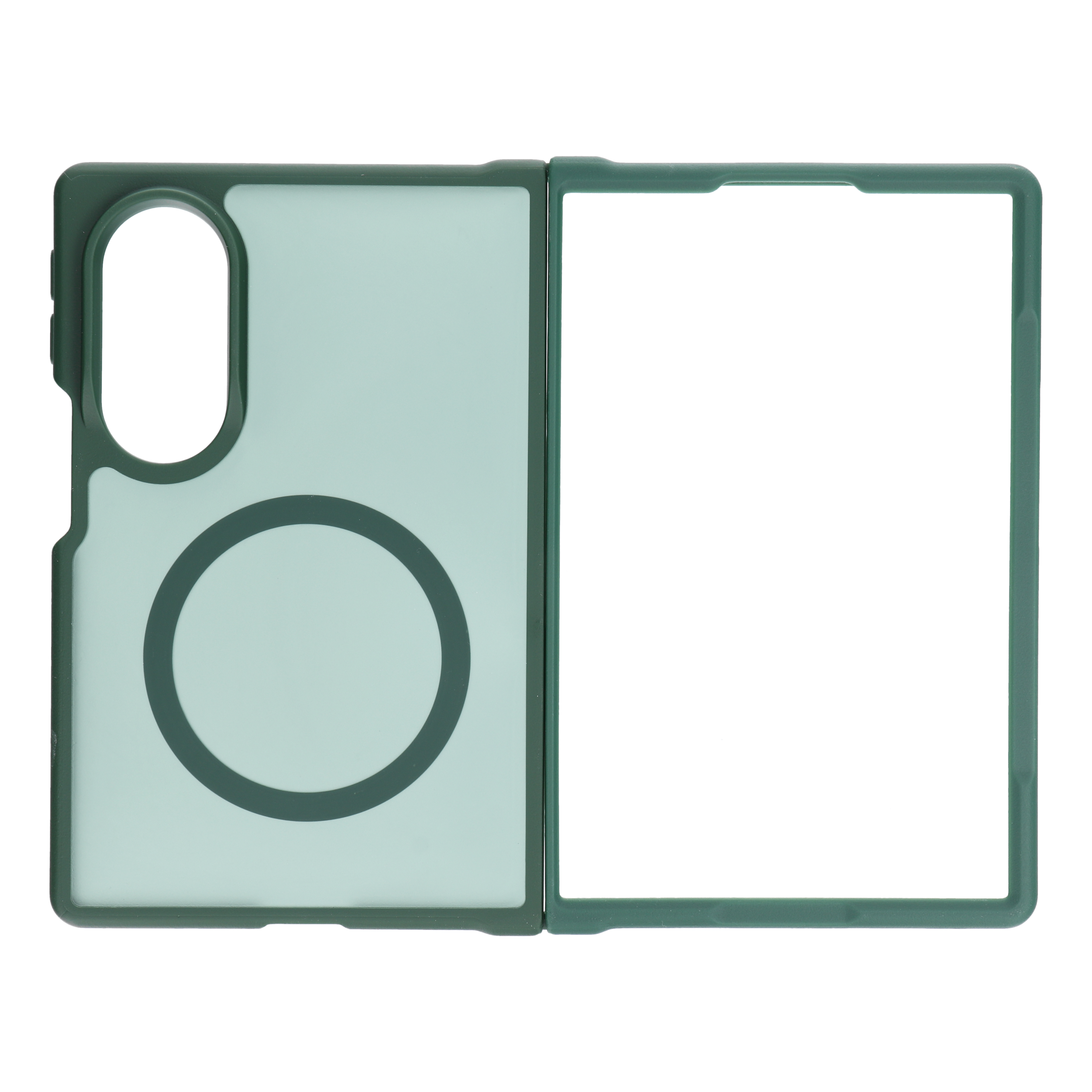 Case for Samsung Z Fold 8 4sF-S Acrylic compatible with MagSafe dark green
