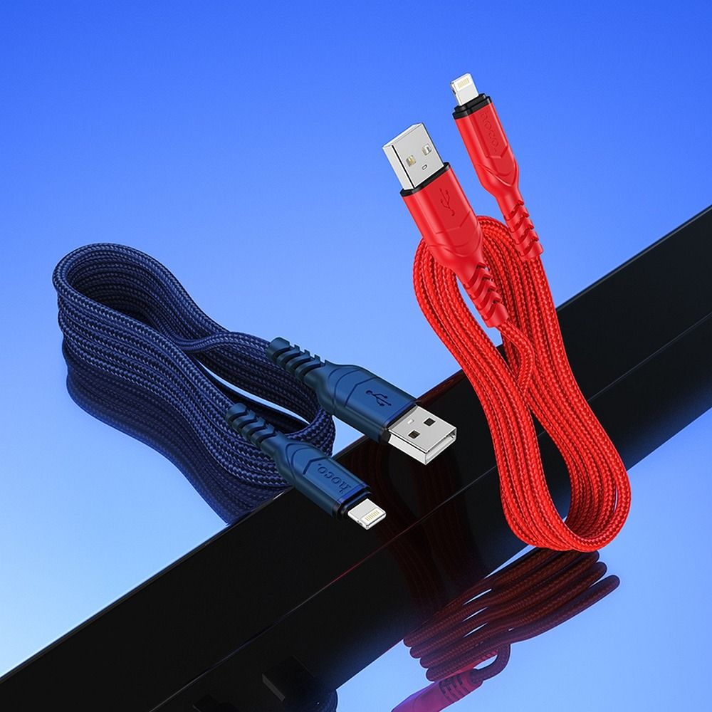 Kabel USB A do Lightning Hoco 2,4A 1 m X59 niebieski