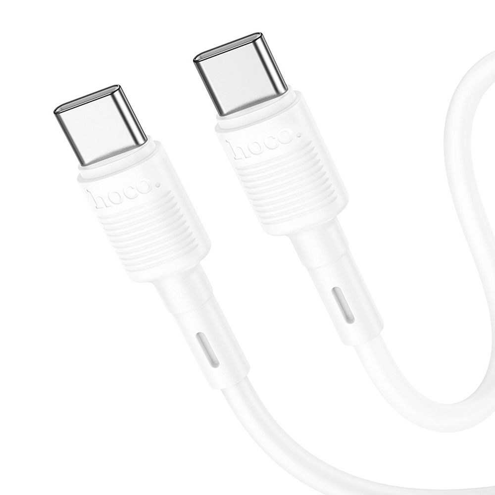 Kabel USB C do USB C Hoco PD 3A 60W 1 m X83 biały
