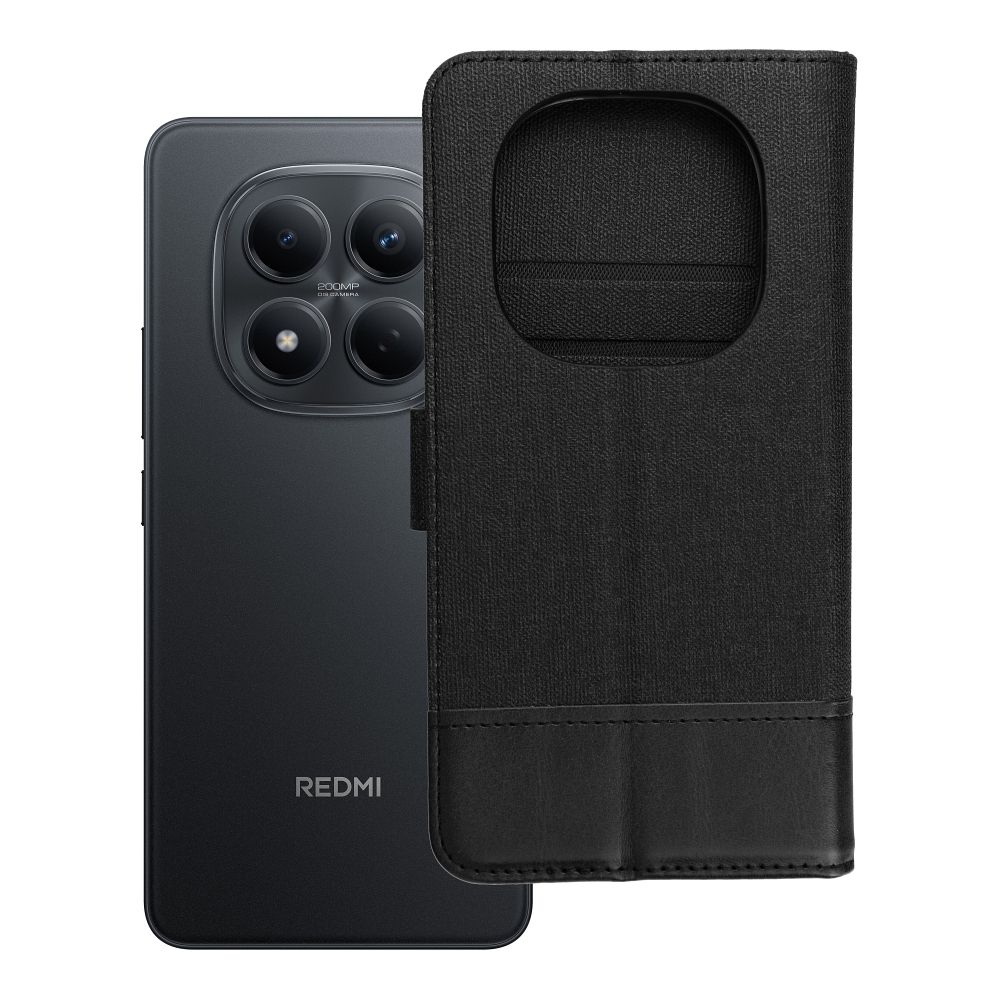 Flip case for Xiaomi Redmi NOTE 15 5G Gomma Book black
